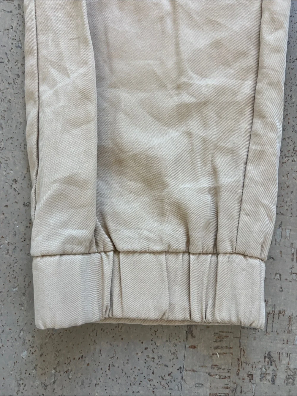 Sanctuary Cargo Jogger Pants Women’s Size 30 Cream Utility Elastic Waist Ankle